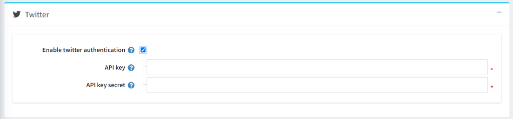 external authentication twitterauthentication